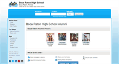 Desktop Screenshot of bocaratonhighschool.org